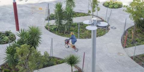 El plan de ciudad sostenible Supermanzana de Barcelona suma dos nuevos ejes verdes