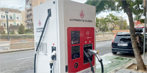 El Ayuntamiento de Valencia inicia la licitación para instalar ocho puntos de recarga rápida de VE