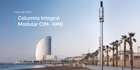 Columnas de megafonía inteligentes en las playas de Barcelona con tecnología de ADTEL