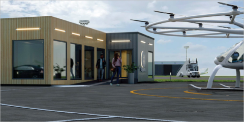 El aeródromo de Pontoise en Francia acoge pruebas de vehículos de movilidad aérea urbana