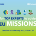 La Comisión Europea busca expertos para la implementación de las misiones de la UE