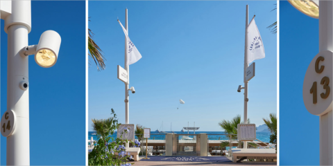 Luminarias inteligentes en el paseo marítimo de Cannes con tecnología Smart In de ADTEL