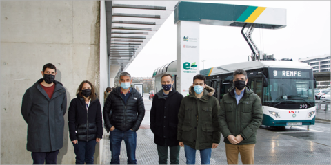 Microrred de carga rápida e inteligente de autobuses eléctricos con energía solar en Pamplona