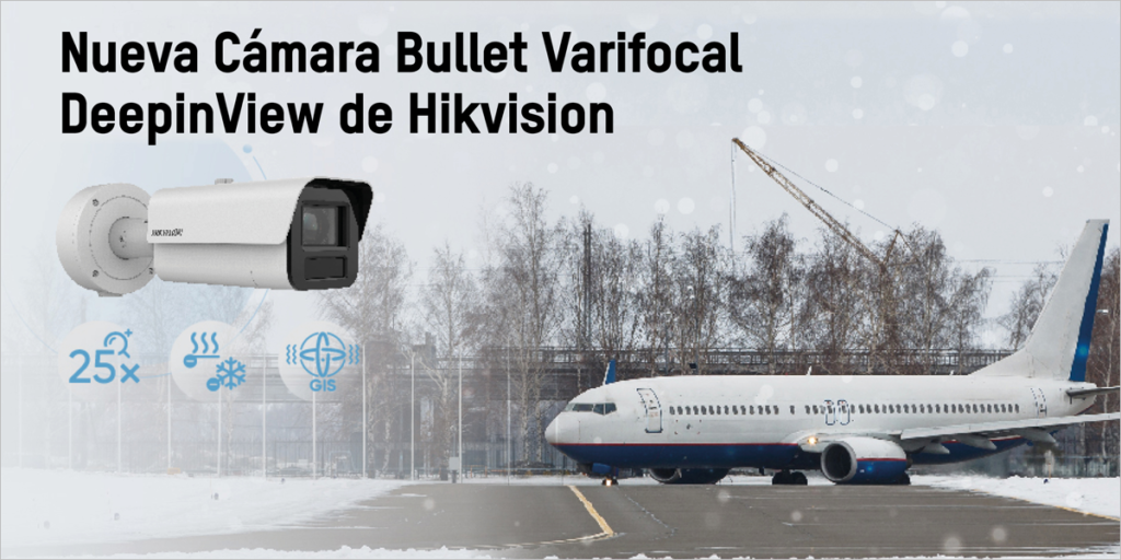 Hikvision incorpora cámaras bullet IP con zoom óptico de 25x a su gama de productos DeepinView basados en IA