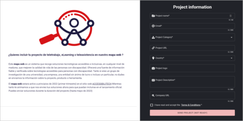 Llamamiento del proyecto europeo Accessibilitech para identificar soluciones accesibles