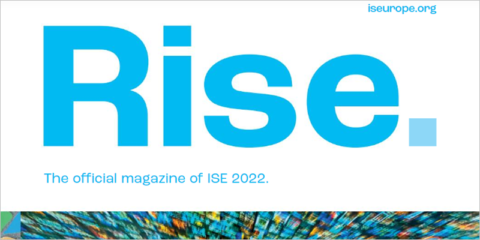 RISE, la revista oficial del evento del sector audiovisual ISE 2022, disponible en versión digital