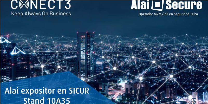 Alai Secure presentará sus novedades en comunicaciones M2M/IoT para el sector de la seguridad en SICUR 2022
