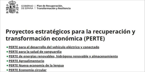 Se aprueba la norma que regula el Registro Estatal de entidades interesadas en los PERTE