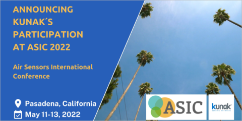 Kunak mostrará sus soluciones de medición de la calidad del aire en Air Sensors International Conference