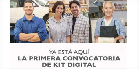 Publicada la primera convocatoria de ayudas del programa Kit Digital para pymes