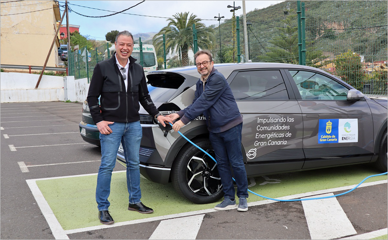 red insular de puntos de recarga de vehículos eléctricos de Gran Canaria