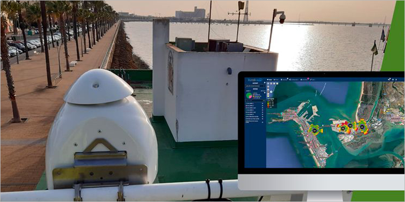 Las soluciones de Kunak permiten monitorizar la calidad del aire y el ruido de la Bahía de Cádiz