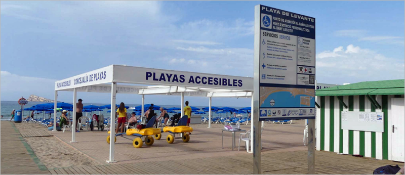 playas accesibles de Benidorm