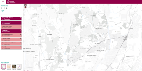 El Geoportal de Lliçà de Vall ofrece información sobre la normativa urbanística municipal