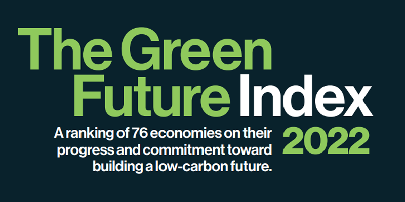 España ocupa la decimotercera posición del 'Green Future Index 2022' publicado por el MIT