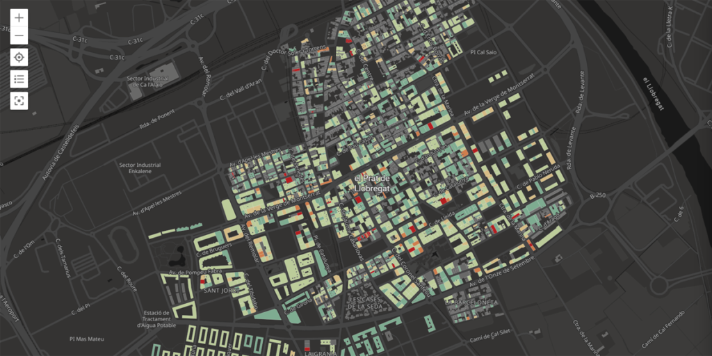 El Prat de Llobregat estrena un mapa energético interactivo desarrollado por Nexus Geographics