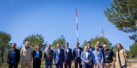 Inauguración de la instalación contra incendios del Parc Natural del Túria que usa agua regenerada