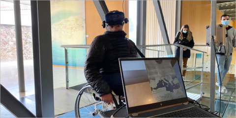 La UPCT presenta un simulador que permite a las personas con movilidad reducida realizar visitas virtuales