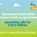 Horizonte Europa 2021-2022 amplía el presupuesto para impulsar la innovación y las misiones de la UE