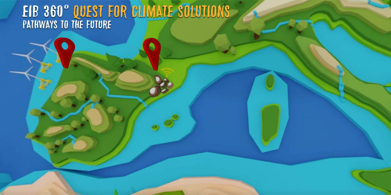 Experiencia interactiva en 360º para mostrar proyectos de acción climática financiados por el BEI