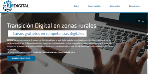 El programa Eje Digital busca mejorar las competencias digitales de la población del medio rural