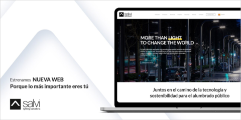 Salvi Lighting estrena su nueva página web con contenidos claros, directos y limpios