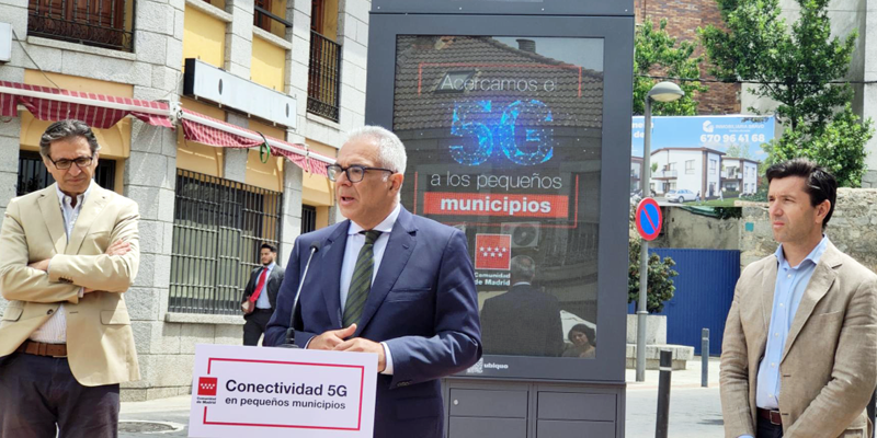 Valdemorillo acoge un proyecto piloto para llevar el 5G a municipios pequeños y zonas rurales