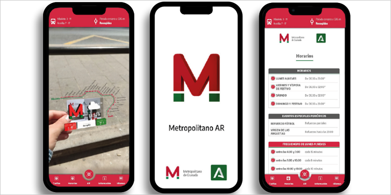 La nueva app de realidad aumentada del Metro de Granada ofrece una experiencia inmersiva
