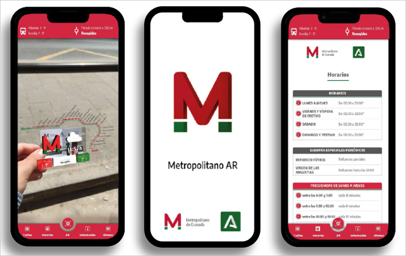 app Metro de Granada