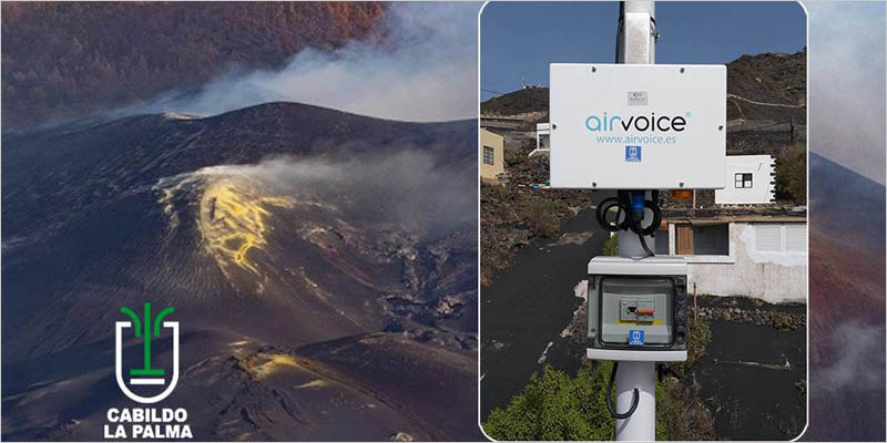 Despliegue de megafonía inalámbrica 4G para emergencias con tecnología AirVoice en La Palma