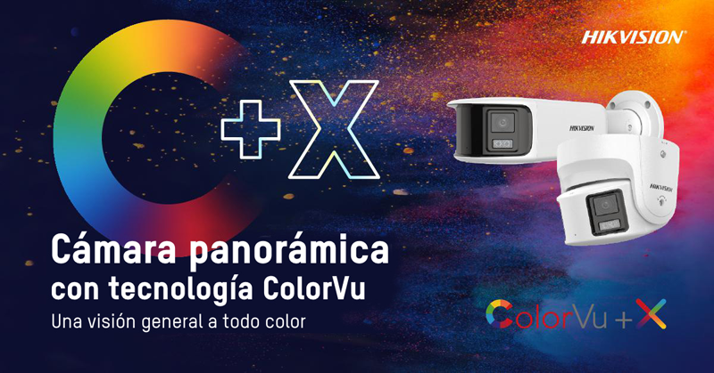 cámaras panorámicas con tecnología ColorVu integrada de Hikvision
