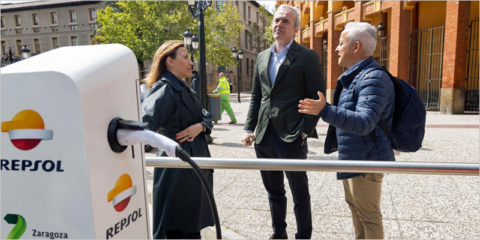 Aprobados los pliegos para la licitación de nuevos puntos de recarga de VE en Zaragoza