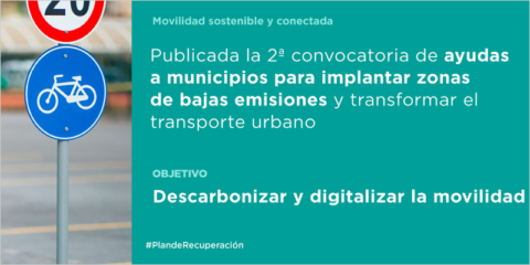 Nueva convocatoria de 500 millones en ayudas para descarbonizar y digitalizar la movilidad urbana