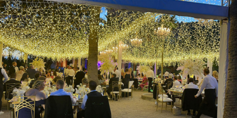 Soluciones de iluminación LED decorativa para eventos con el servicio Prilux eConcept