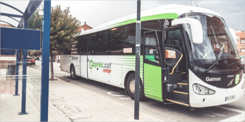 Prueba piloto para mejorar el transporte público por carretera en Cataluña con la solución AquiBus