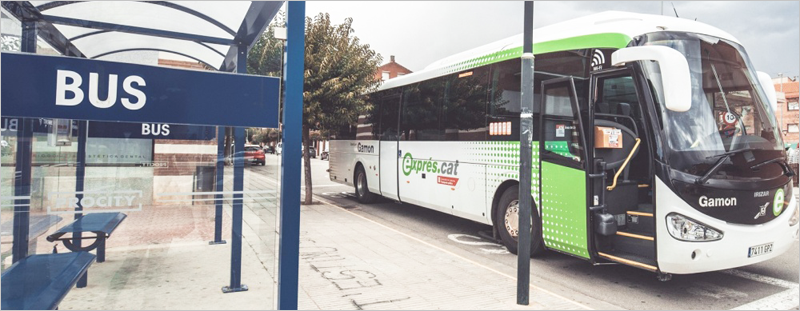 Prueba piloto para mejorar el transporte público por carretera en Cataluña con la solución AquiBus