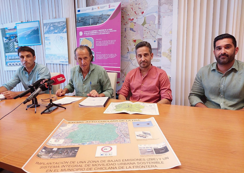 iniciativa para mejorar la calidad del aire y la seguridad vial en Chiclana