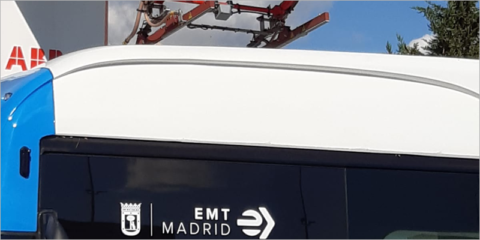 La EMT de Madrid contará con un sistema automático de carga inteligente para autobuses eléctricos