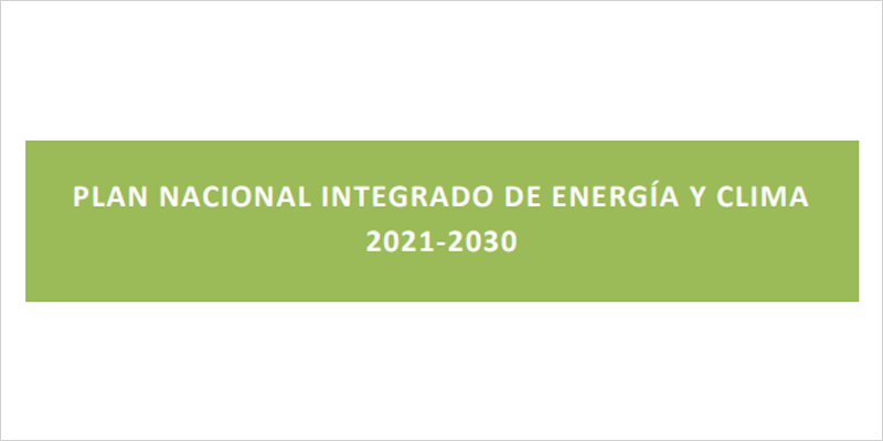Consulta pública previa para la actualización del Plan Nacional Integrado de Energía y Clima