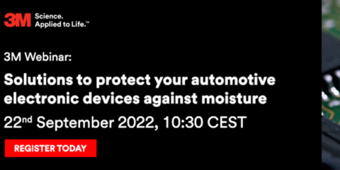 3M muestra en un webinar su solución para proteger la electrónica del automóvil ante la corrosión