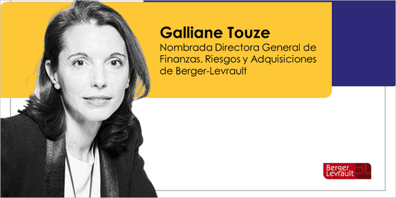 Galliane Touze, nombrada directora general delegada de Finanzas, Riesgos y Adquisiciones de Berger-Levrault