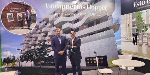 Envac Iberia presenta en Greencities sus nuevas compuertas touchless de entrada de residuos Hopper