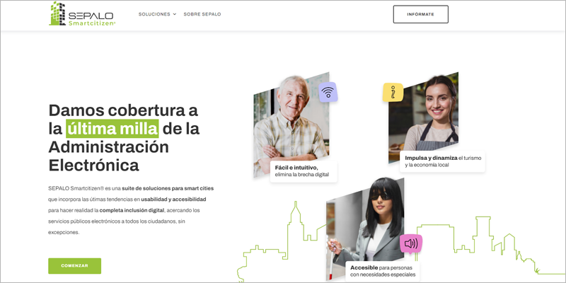 Sepalo Software lanza una nueva página web sobre sus soluciones smart citizen