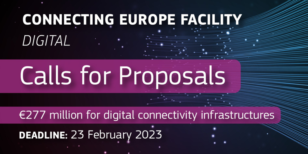 Nuevas convocatorias del programa europeo CEF Digital con un presupuesto de 277 millones