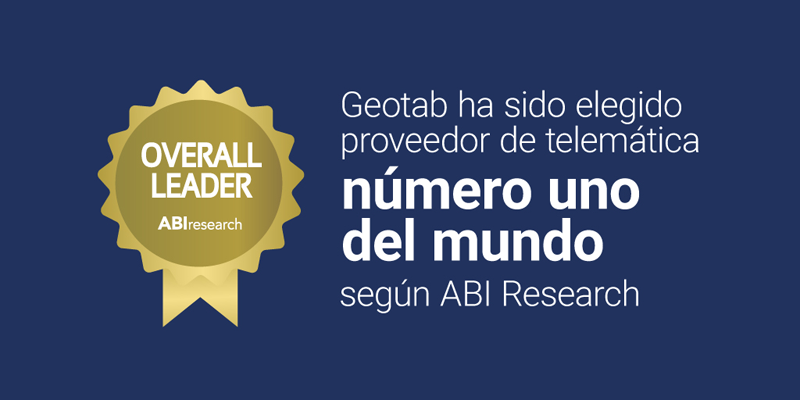  Geotab, elegido por tercera vez proveedor de telemática comercial número uno del mundo