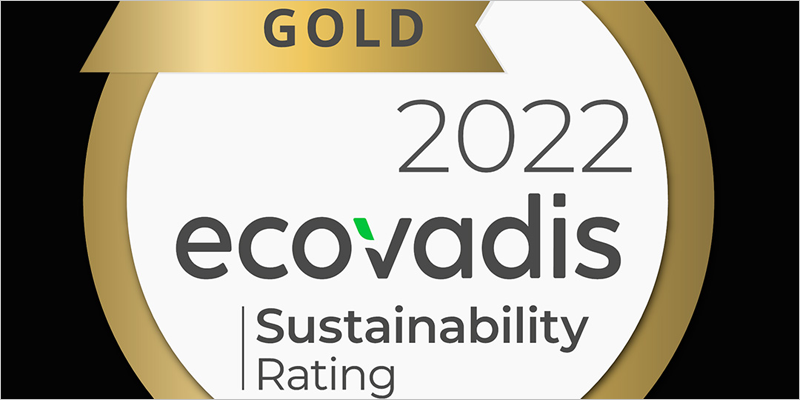 El índice de sostenibilidad de EcoVadis de 2022 otorga a Schréder el nivel Oro
