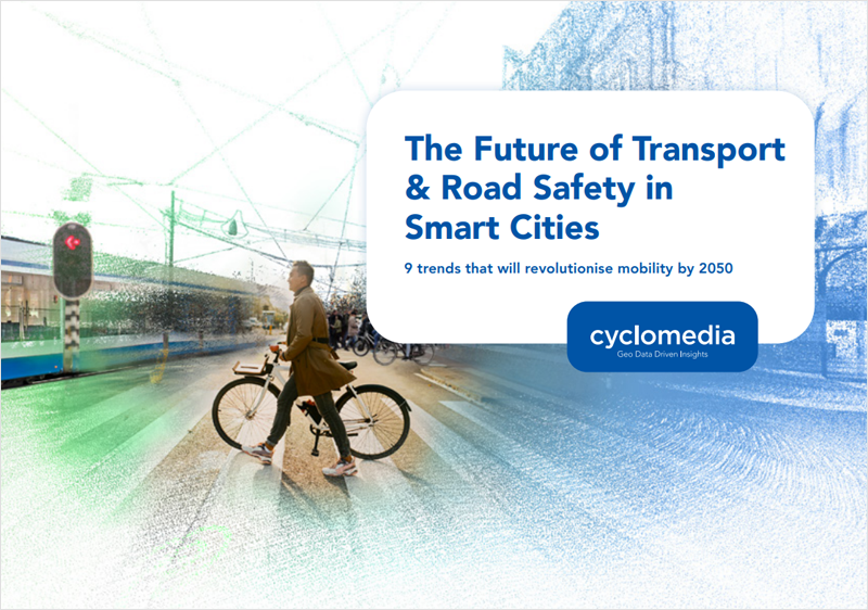 Informe de Cyclomedia sobre el futuro del transporte y la seguridad vial en las ciudades inteligentes