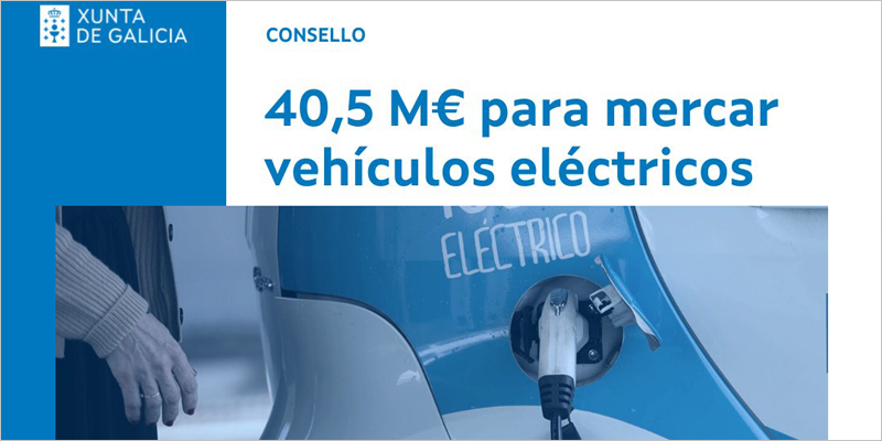 Galicia duplica el presupuesto del Plan Moves III para promover la movilidad eléctrica