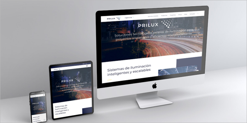 Prilux renueva su imagen de marca y lanza una nueva página web que ofrece una experiencia más intuitiva