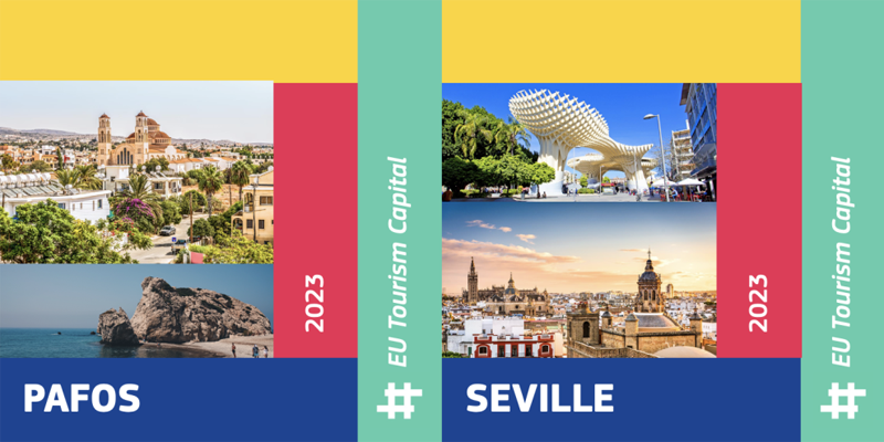 Sevilla y Pafos, ganadoras del título de Capital Europea del Turismo Inteligente 2023